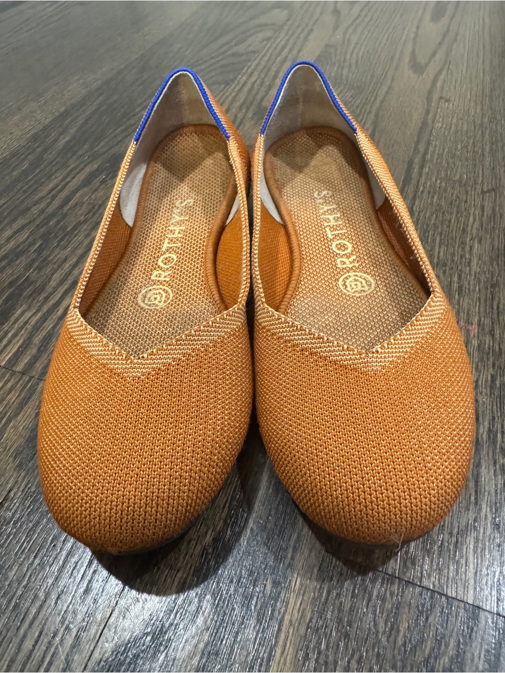 Rothy's The Flat Round Toe Knit Washable Ballet Flats (6.5)
